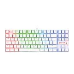 Teclado Mecanico Gamer Redragon Kumara K522w Rgb Switch Blue Blanco