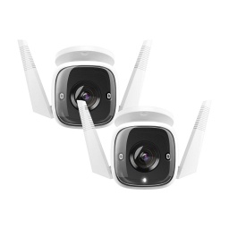 Camara De Seguridad Ip Wifi Tp-link Tapo C310 2k 3mpx x2 Unidades Vision Nocturna Exterior Ranura Memoria MicroSD