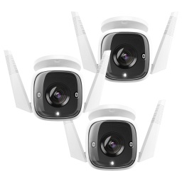 Camara De Seguridad Ip Wifi Tp-link Tapo C310 2k 3mpx x3 Unidades Vision Nocturna Exterior Ranura Memoria MicroSD