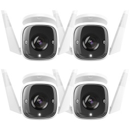 Camara De Seguridad Ip Wifi Tp-link Tapo C310 2k 3mpx x4 Unidades Vision Nocturna Exterior Ranura Memoria MicroSD