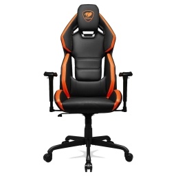 Silla Gamer Cougar Hotrod Orange Cuero Sinttico Soporta Hasta 136Kg