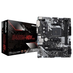 Motherboard ASROCK B450m-Hdv Socket Am4 Para Amd