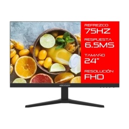 Monitor HIKVISION DS-D5024FN10 24 75Hz 6.5Ms FHd 1080p E-Led Hdmi Vga Montaje Vesa 100 x 100