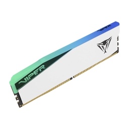 Memoria Ram Dimm PATRIOT Viper Elite RGB CL42 16Gb Ddr5 6000Mhz Blanco