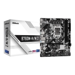 Motherboard ASROCK B760m-h/m.2 S1700 Intel Core Ddr5 Hdmi Dp Usb 3.2