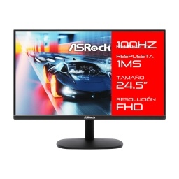 Monitor Gamer ASROCK 24 Cl25ff 2 100Hz 1Ms Full Hd 1080p Panel Ips Rgb Amd FreeSync Hdmi Vga Compatible Vesa 100x100