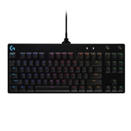 Teclado Gamer Logitech G Pro Mecanico Rgb LightSync Con Teclas Intercambiables Switchs Gx Blue