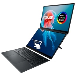 Notebook Gamer ASUS Zenbook Duo Oled Ux8406 Core Ultra 9 185h 5.1Ghz Ram 32Gb Ddr5 Ssd Nvme 1Tb Pantalla 14 3k 120Hz