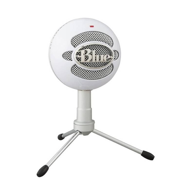 MICROFONO PROFESIONAL BLUE SNOWBALL ICE STREAMING BLANCO