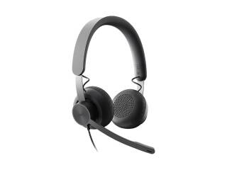 Auricular Logitech Zone Wired Usb y Usb-c Microfono Suspension De Ruido Compatible Con Windows Mac o Chrome