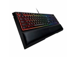 Teclado Razer Ornata V2 Rgb Hibrido Espaol Usb Con Reposamuecas Afelpado