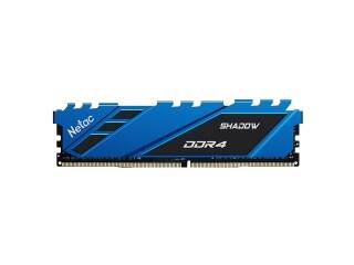 Ram Netac Shadow 8Gb Ddr4 3200Mhz 288 Pines Udimm Azul