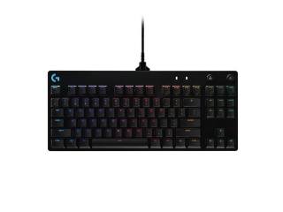 Teclado Gamer Logitech G Pro Mecanico Rgb LightSync Con Teclas Intercambiables Switchs Gx Blue