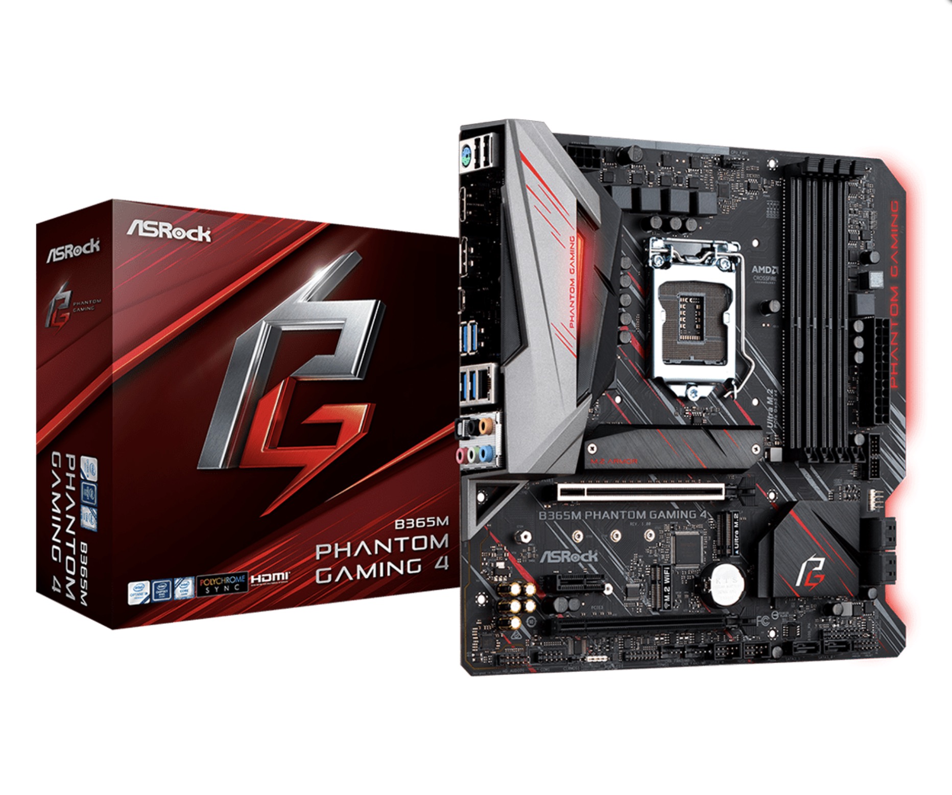 Материнская плата asrock b365m phantom gaming 4 обзор