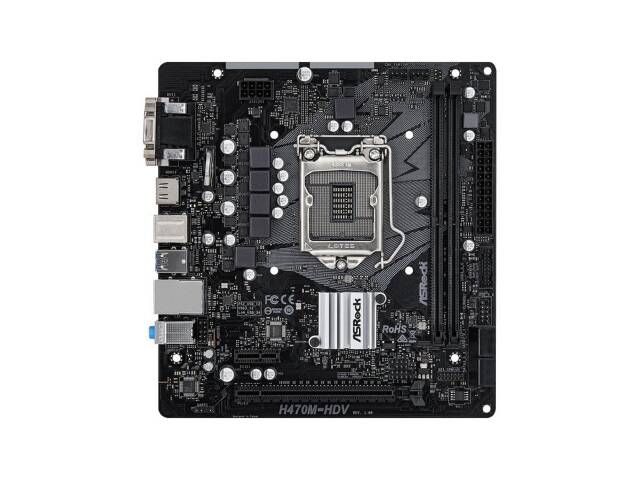 Asrock h470m hdv подключение